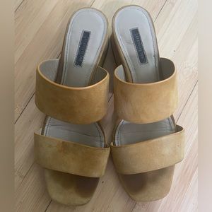 Suede sandals
